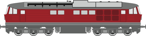 Red locomotive